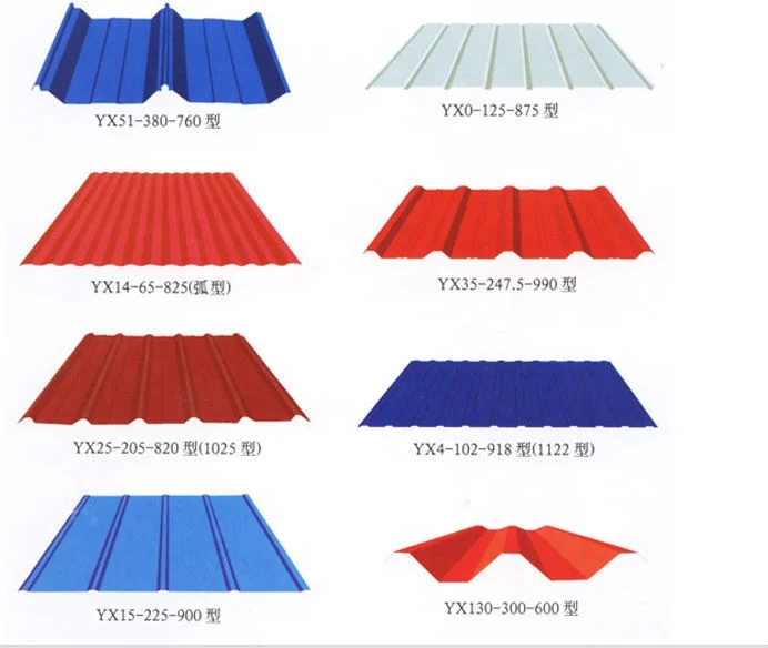 zinc corrugated galvanized ppgi roofing color coated sheet prepainted steel roof tile for sandwich panel