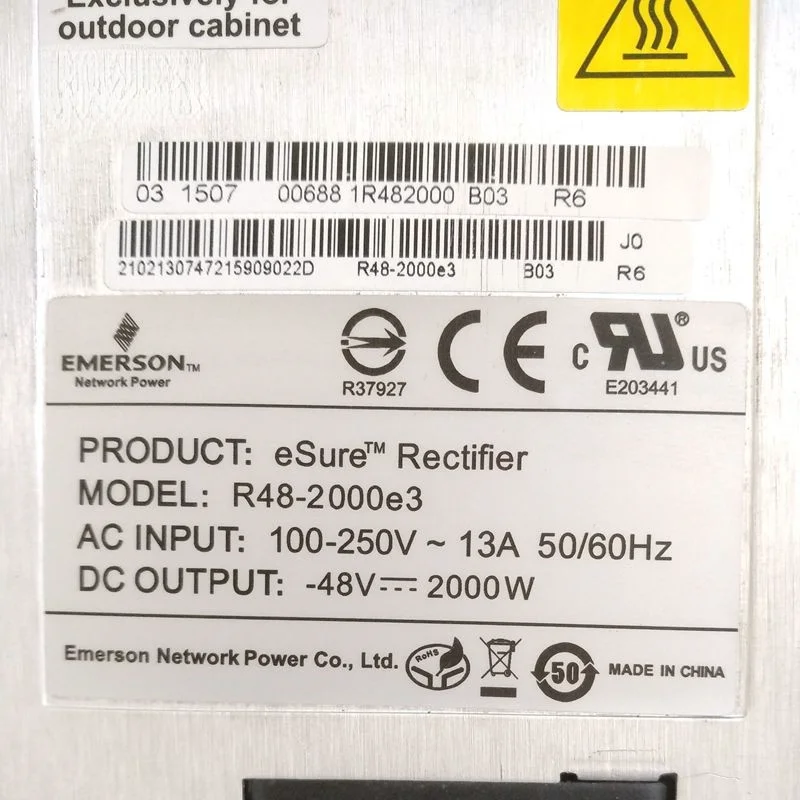 100% Оригинальный R48-2000E3 48V 2000W Смарт выпрямительный модуль R48-2000A3 M221S M222S для Netsure 531