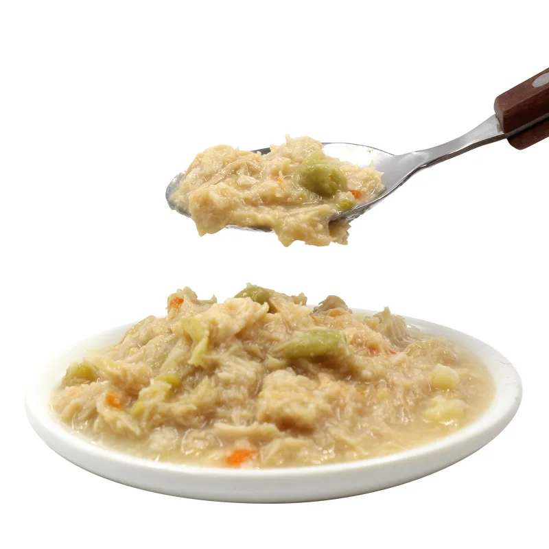 High Protein  canned wet cat food Wet Food  Hot  Steamed  Sauce Premium Healthy  nutritious Wet Cat  food Treats Snack  factory