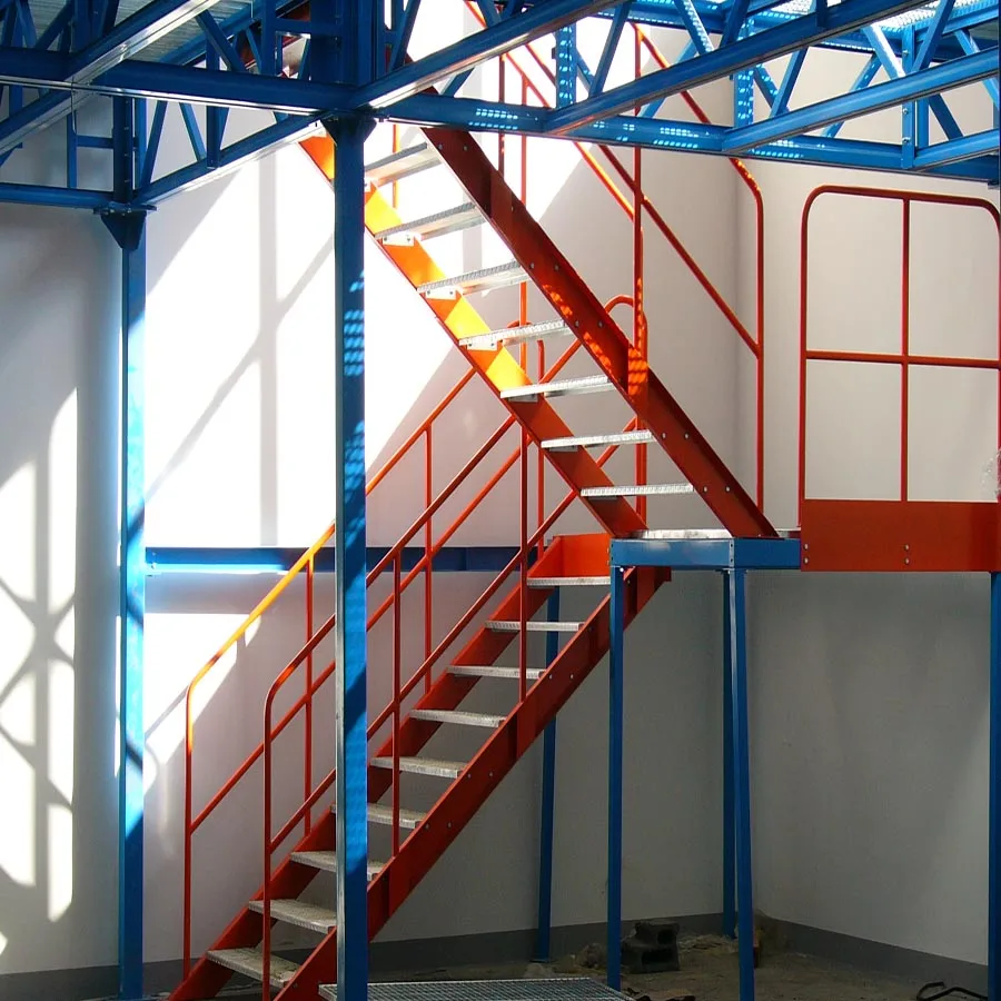 Стальная металлическая платформа высокой емкости, стеллаж для поддонов с мезонином, стальная конструкция для хранения