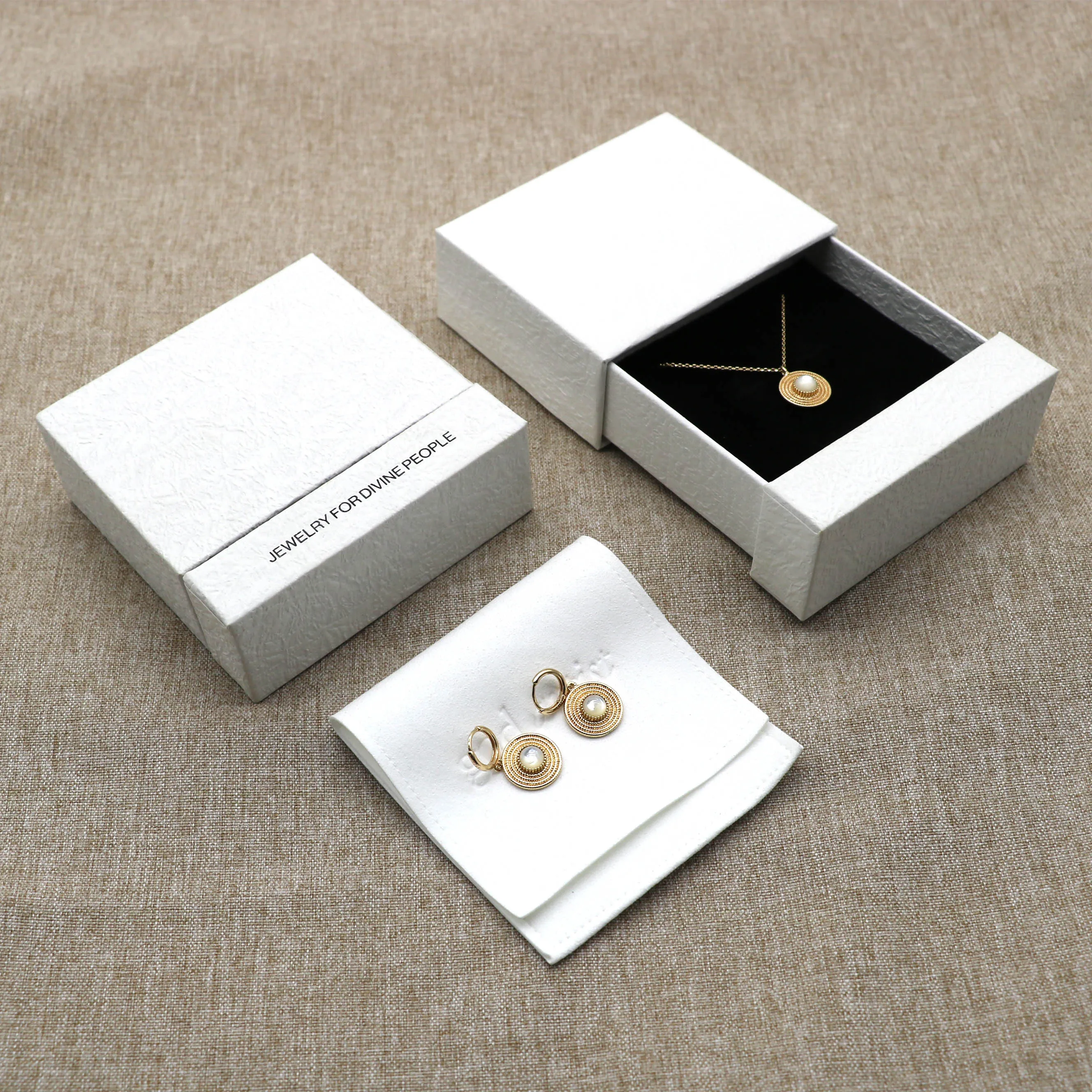 Custom Logo Paper Jewelry Gift Box Packing for Jewellery Bracelet Necklace Ring Earrings Jewlery Box