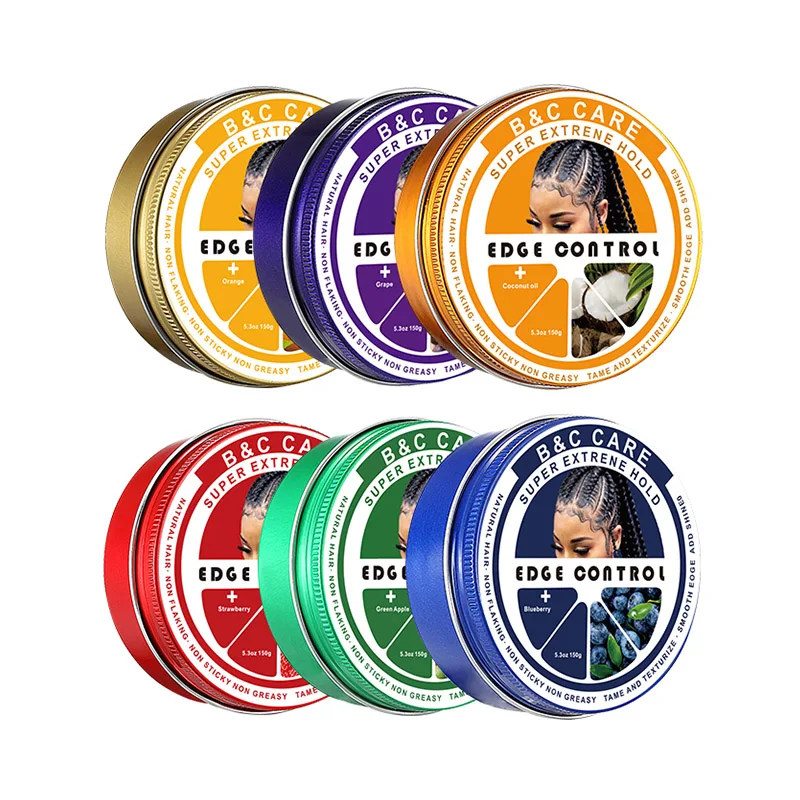 Private label accepted extreme hold natural strong hold non flaky edge control