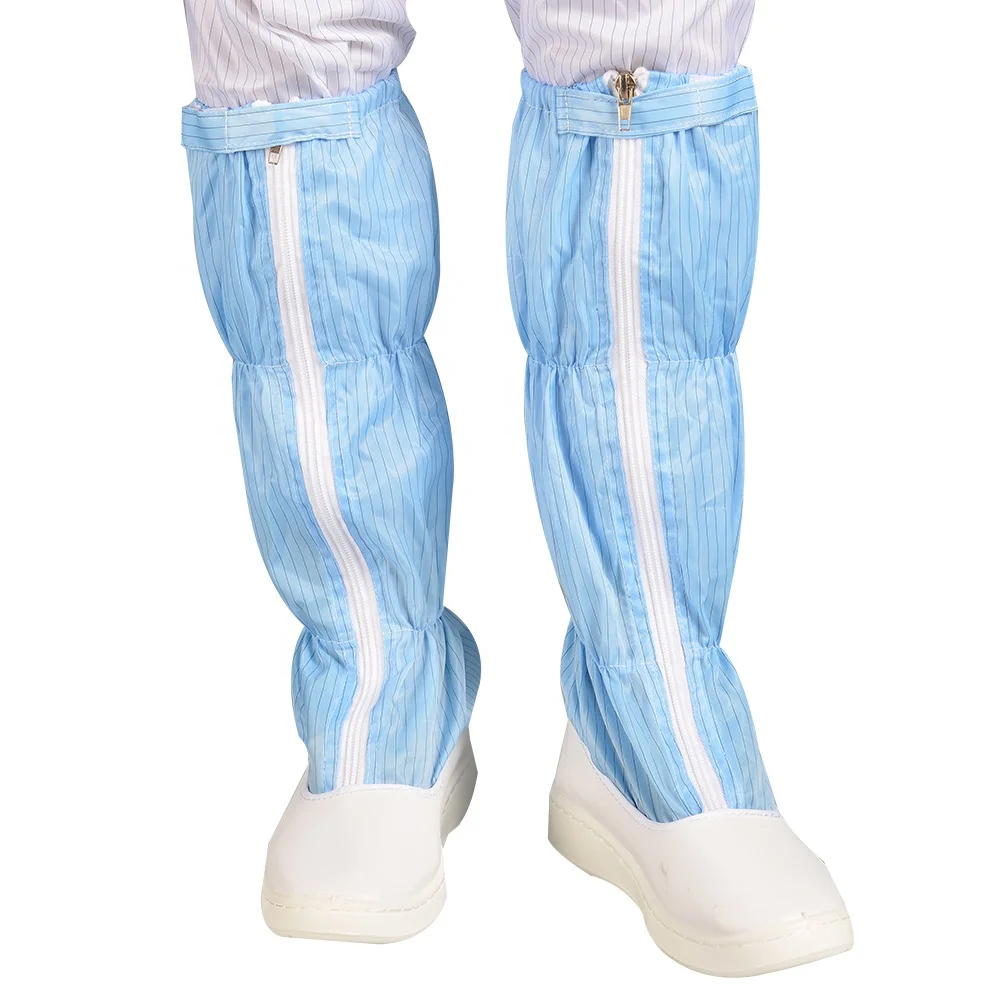 Cleanroom PU rubber sole shoes esd antistatic boot