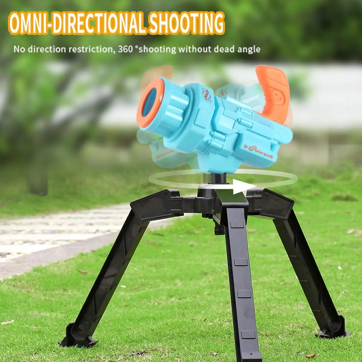 Garden Sprinkler Water Guns for Kids Super Gatling Squirt Gun Unlimited Water Capacity Summer Outdoor Water Fighting Pool Toy