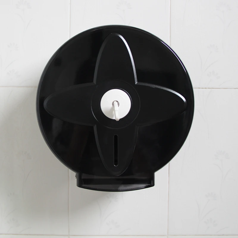 ABS Plastic hang on wall roll paper hand paper dispenser lockable key wall paper dispenser