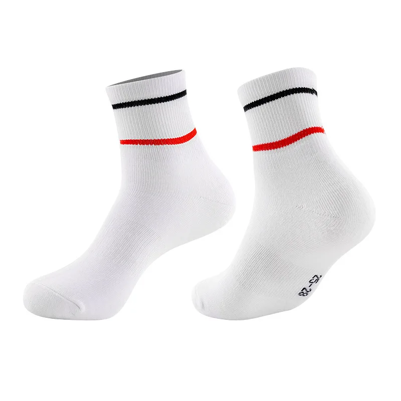 New Design Sport Badminton Socks Thickened Towel Bottom Breathable Socks Sweat Absorbent Table Tennis Training Crew Socks