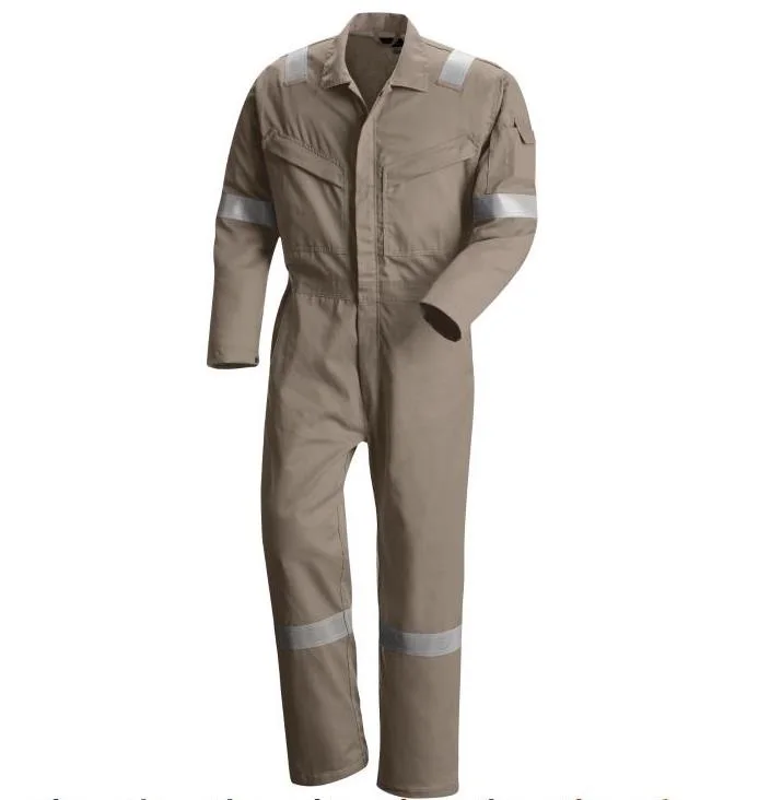 Wholesale multiple color polyester/cotton overalls fire retardant workwear work industry construction workwear overall