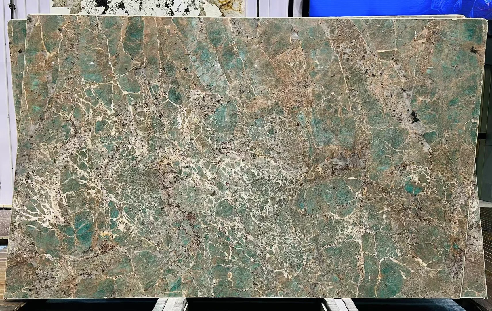 wholesale Amazon Green Granite Slabs for countertops and vanity tops backgroundwalls