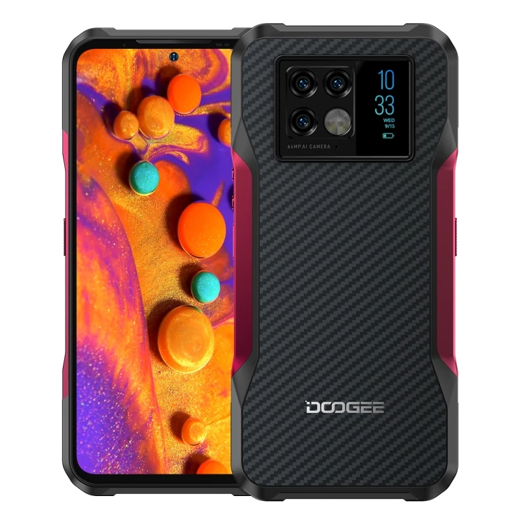 DOOGEE V20 Rugged Phone, 8GB+256GB 6.43 inch Android 11.0 NFC Wireless Charging Function 5G Mobile Phone