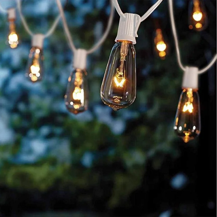 festoon vintage garden light Decoration Patio Vintage ST40  E17 waterproof Patio wedding Lights