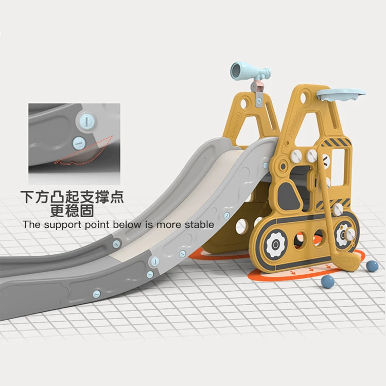 Популярная детская безопасная крытая игровая площадка, пластиковая горка для дома, пластиковая горка для детей, комнатная игровая площадка