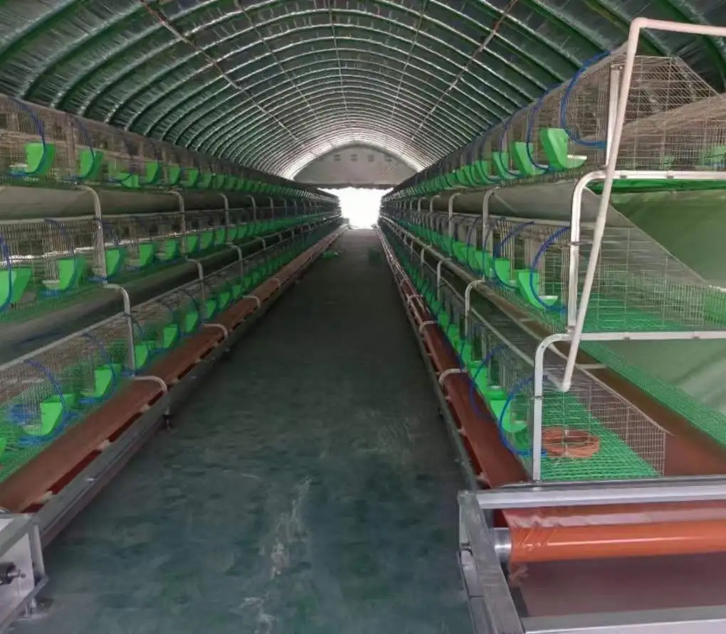 Stacking Rabbit Breeding Battery Cage for rabbit farm