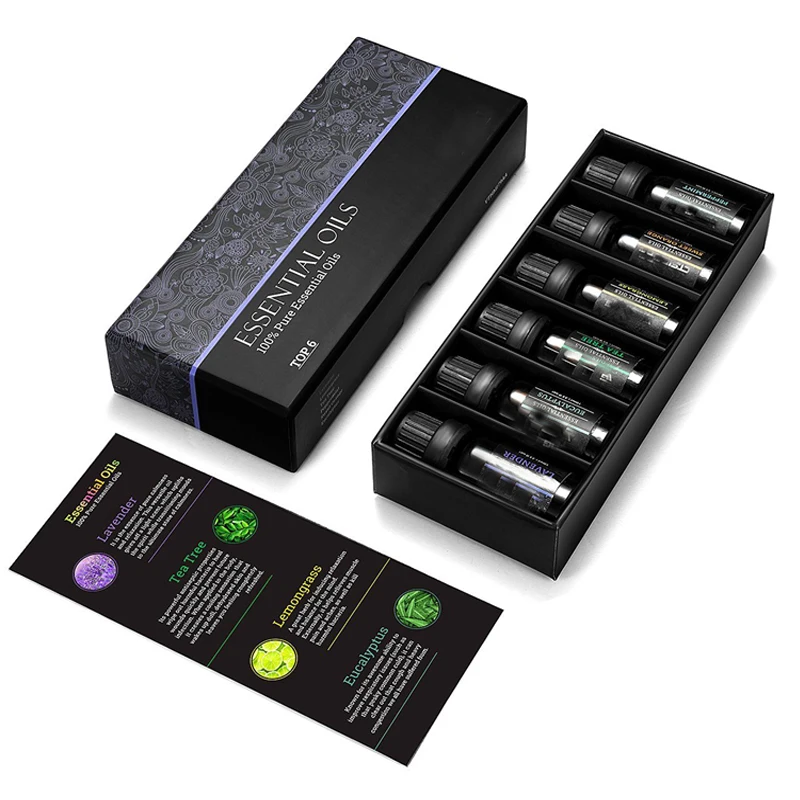 10Ml 1 Oz Glass Bottle Olive CBD Oil Hair Oil Dropper Cartridge Paper Box Essential Oil Box Packaging Box