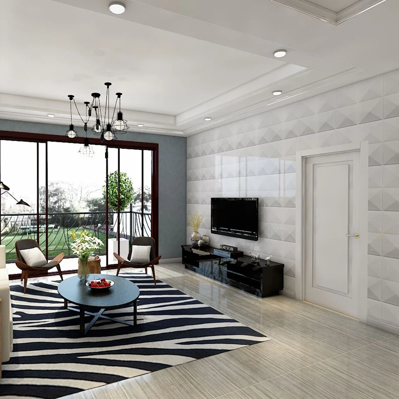 Внутреннее украшение для дома пластиковые настенные панели ванной комнаты настенная бумага 3d панель