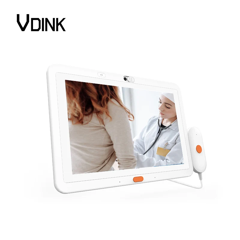 Vdink Professional Manufacturer 10.1 Inch Interactive Wall Mounted Touch Screen OEM Hospital Patient Medical Computer Android