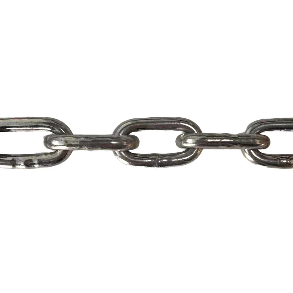 Customized  316 Stainless Steel Welded Steel Korean Standard Link Chain