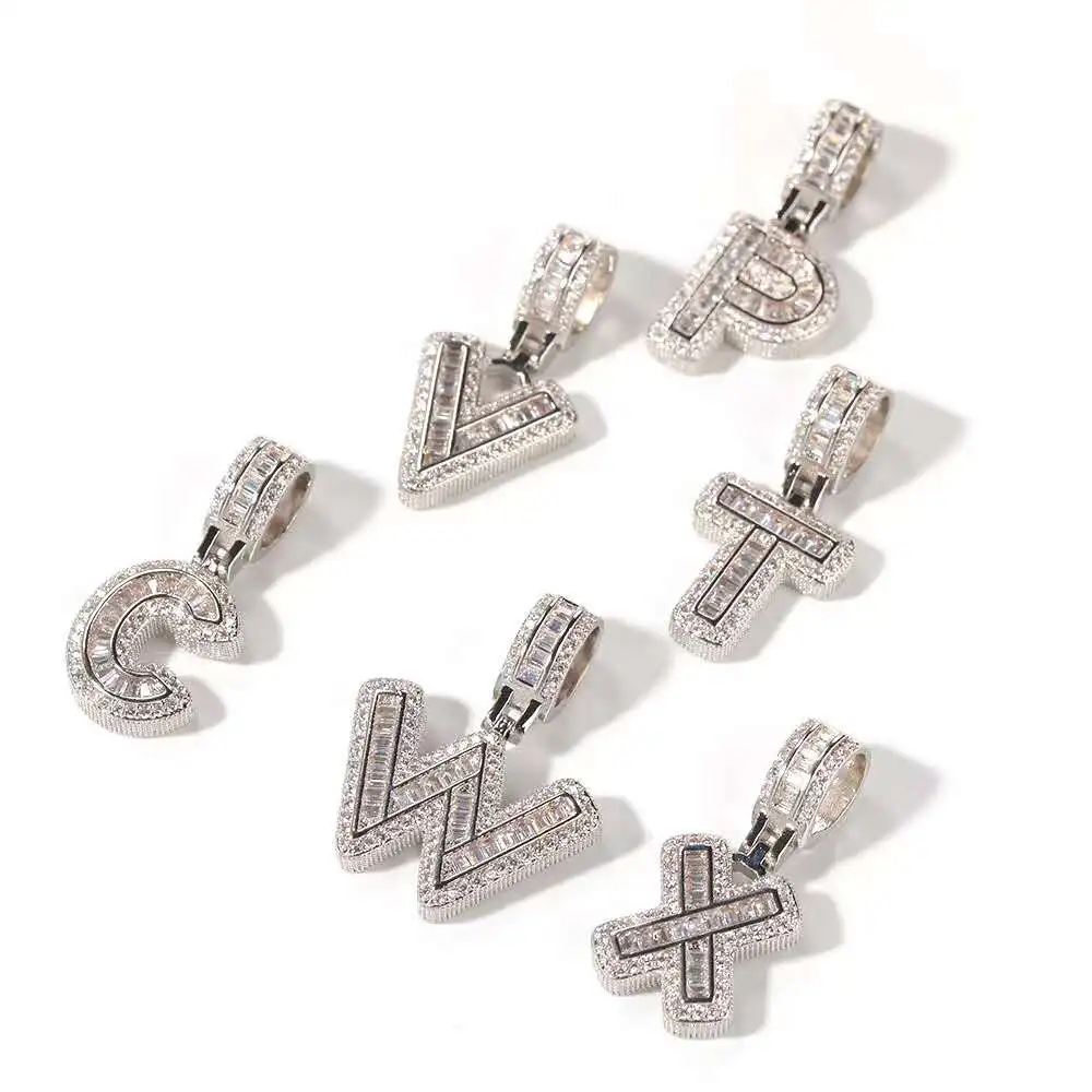 
New Arrival Custom 26 Letters Initial Letter Small Size CZ Bling Charms 