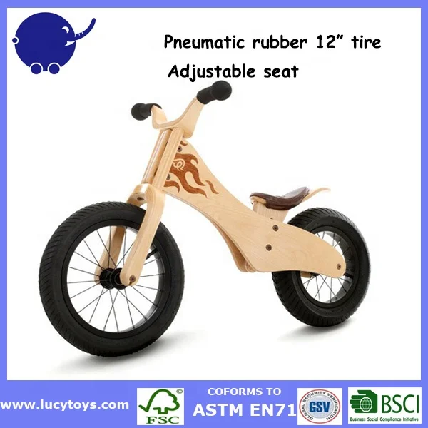 Best buy pneumatic wheels bike wooden folding bicycle kids bike for 3 5 years old