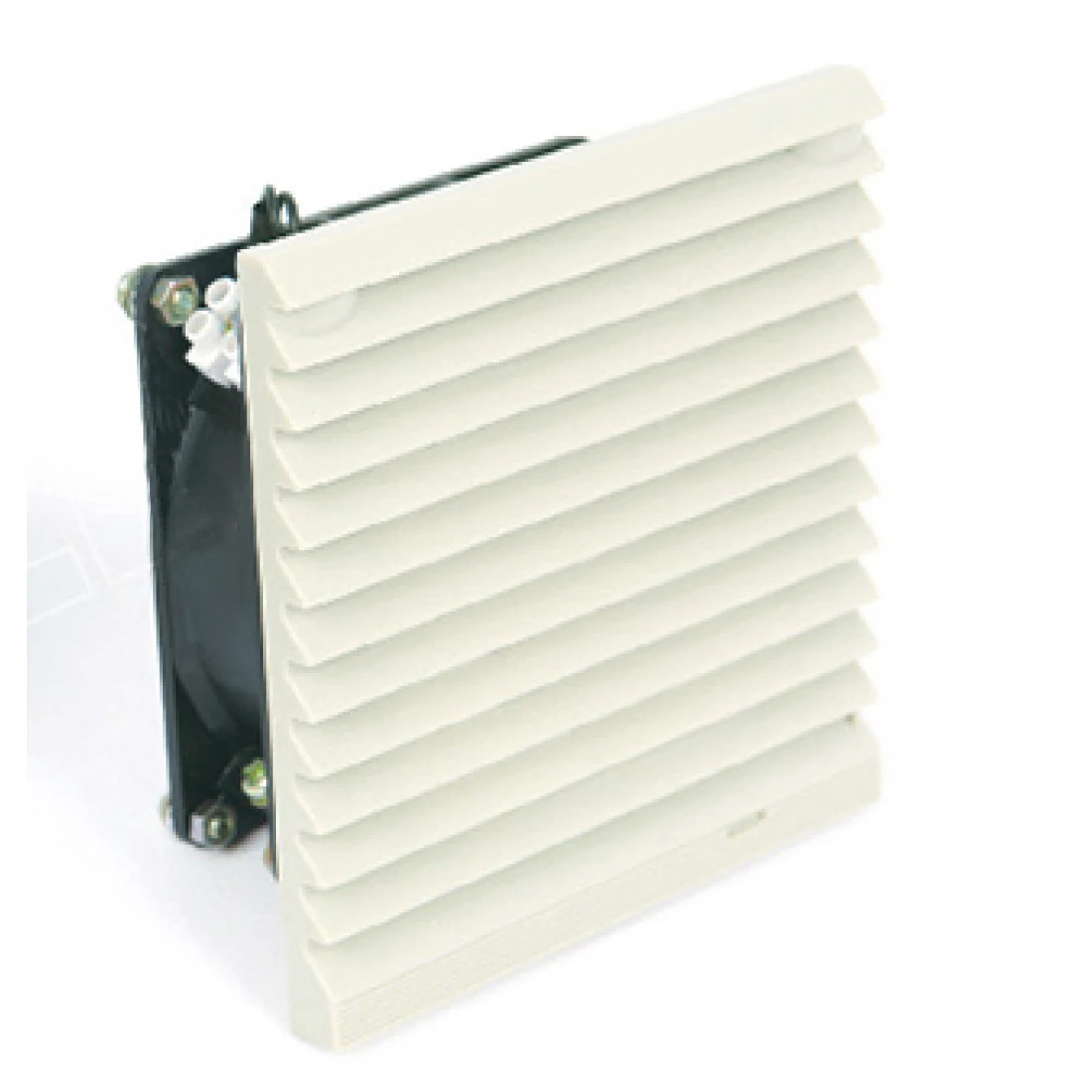 FILTER VENTILATION SHUTTERS WITH FAN Ventilation and heat dissipation for electrical cabinets