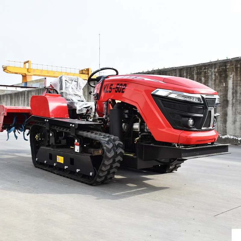 2023 Chinese new design crawler tractor agricultural 25hp 35hp 50hp 60hp 80hp multifunction track tractor