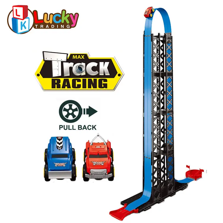 Slot Car Race Track Sets Track Parking Lot Set Toy Track Set Toy Pull Back Car Toys