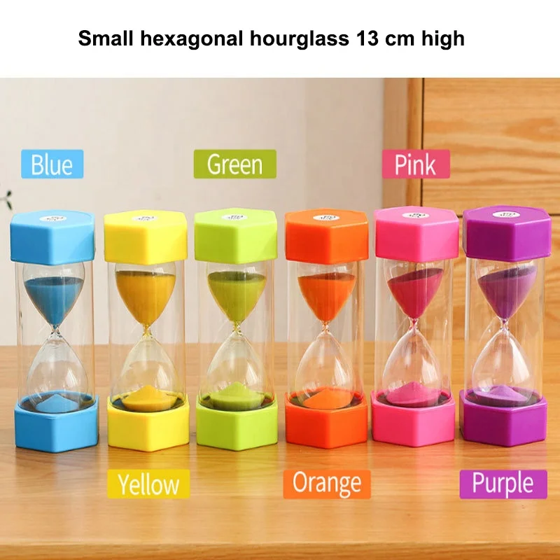 Education Classroom running time Plastic Hourglass Sand Timer sand clock hour glass sand timer