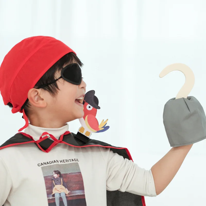 Simulation pirate suit baby role-playing boy play house DIY birthday gift toy