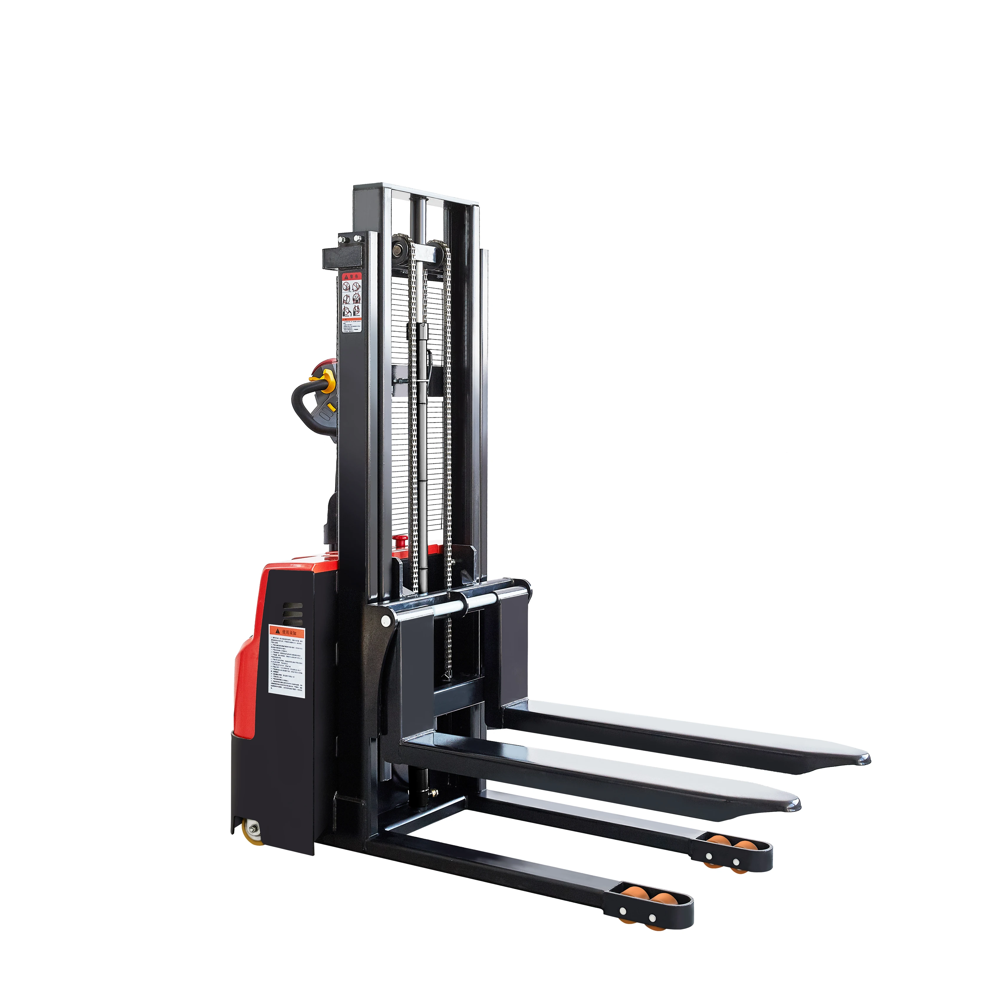 1Ton Hydraulic Drive Electric Pallet Truck Fork Lift Stacker for Manufacturing Plant
