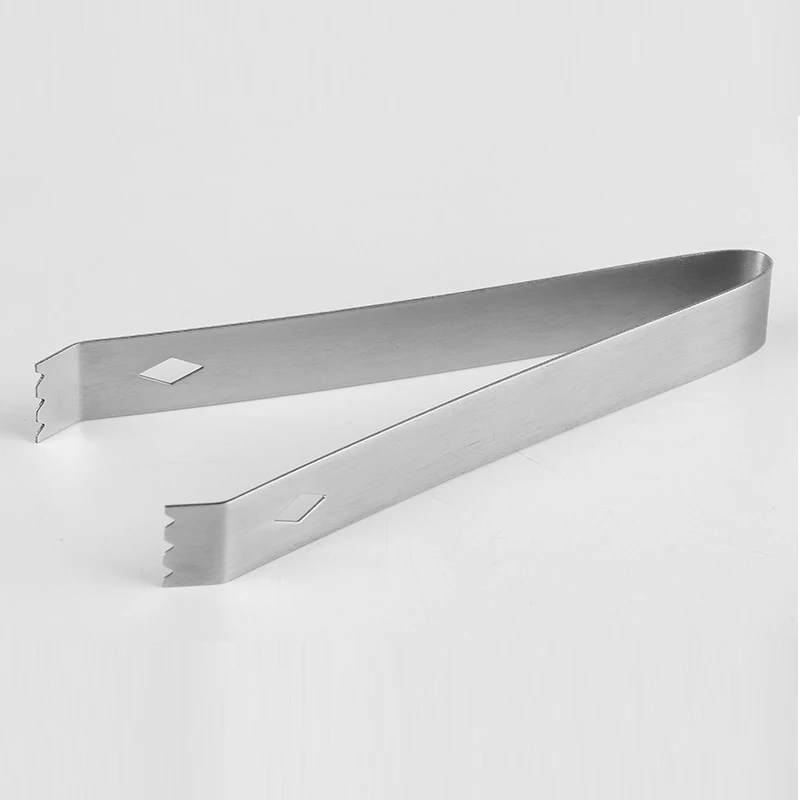 Hot sale Ice Block Tongs Stainless Steel Ice Cube Sugar Clip Food Tongs