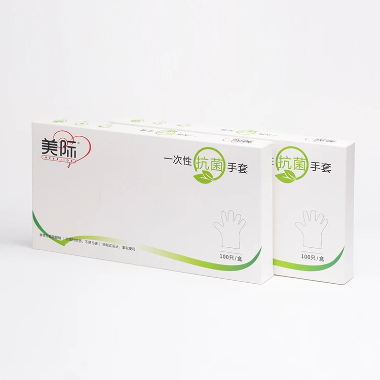 Factory Direct Sales Low Price Plastic Manufacturing Boxed PE Disposable Gloves Made In China