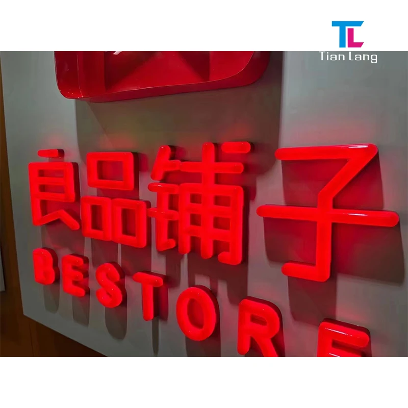 Manufacturer Custom Outdoor Popular 3D Illuminated Store Advertising Letter Logo Signs Led Backlit Channel Letter Sign