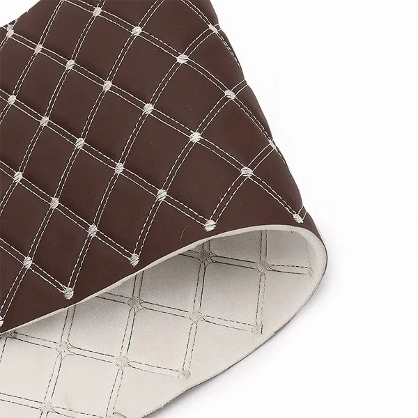Diamond Stitching PVC Leather Composite Sponge For Car Seat Covers