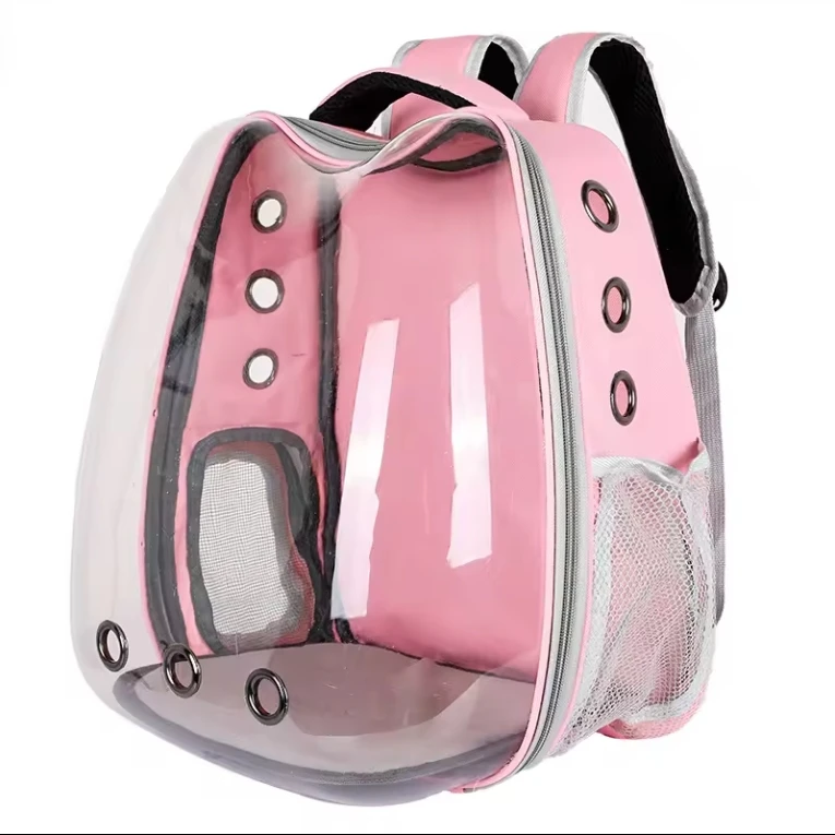Dog Cat Supplies Product For Dog  Wholesale Pet Carrier Airline Approved Cat Bags Travel Pet Carrier Transparent Pet Carrier Bag