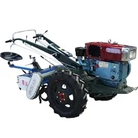 Small Paddy 2 Wheel Power Tiller Hand Walking Farm Tractor