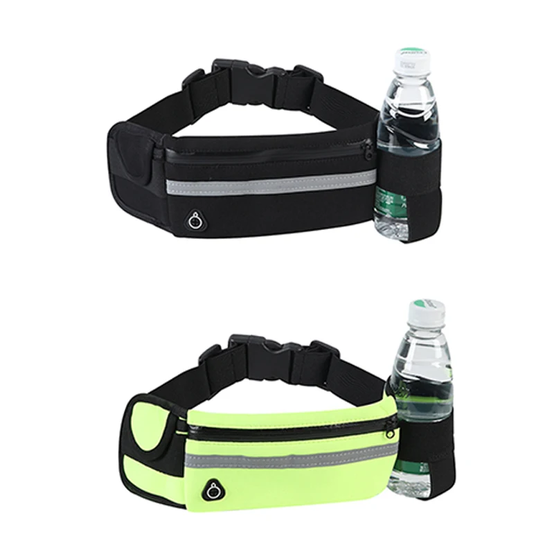 Custom Wholesale Women Waterproof Nylon Crossbody Running Belt Bag Sport Bum Fanny Pack Waist Bag