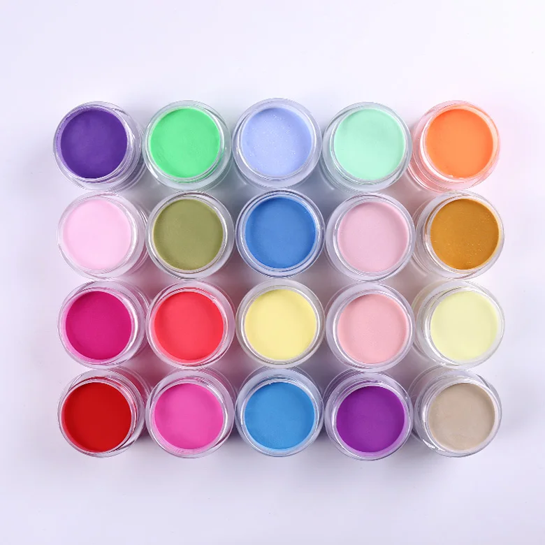 Private Label colored Nail Dipping vendors Wholesale bulk  Dip Acrylic nail Powder with liquid monomer for nails