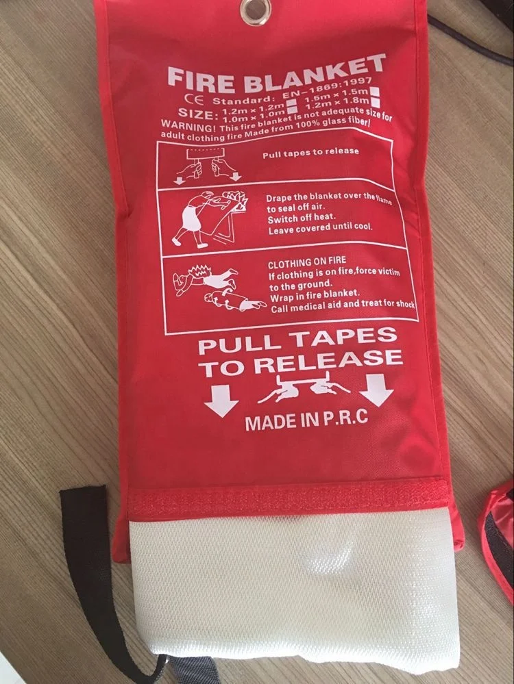 Home Safety Flame Retardant Fiberglass Fabric  Fighting Fire Resistance Fire Safety Blanket