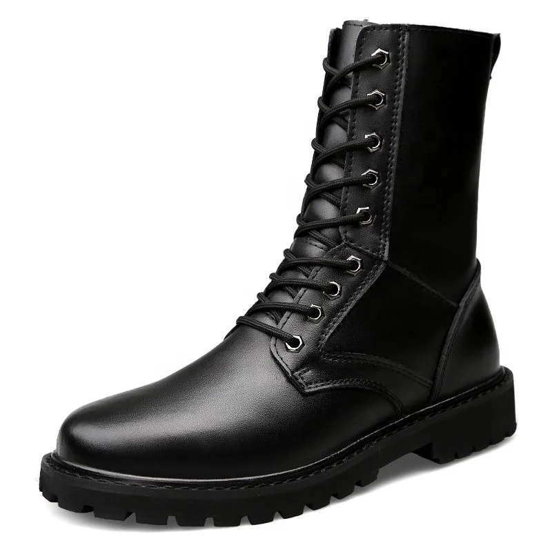 Мужские высокие сапоги Doc Martens британские Дизайнерские теплые длинные мотоциклетные ботинки рабочие