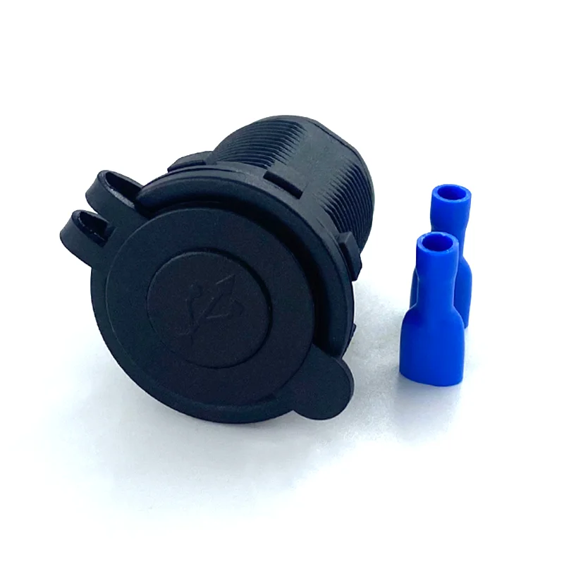 12/24v Automotive Cigarette Lighter USB Adapter Power Outlet Socket For RV Caravan