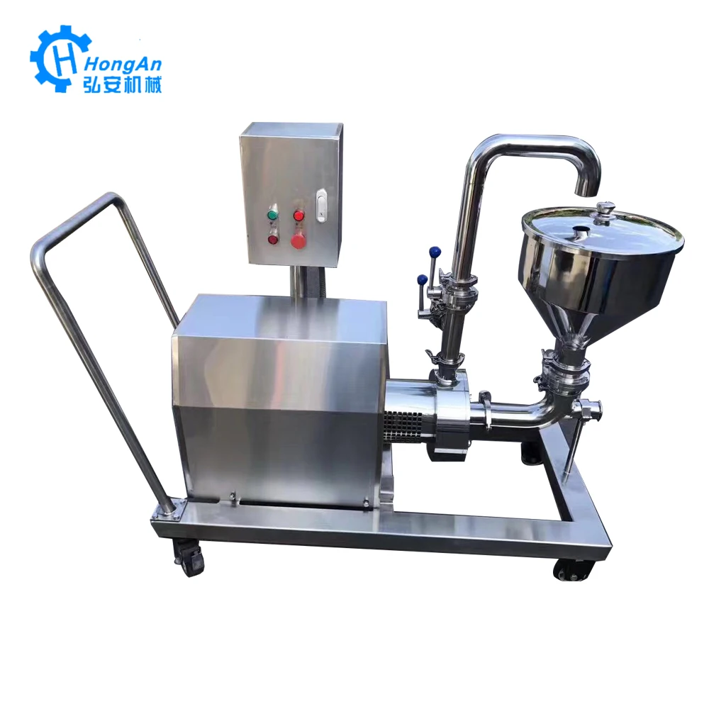 
three stage food grade stainless steel high shear emulsion pump 