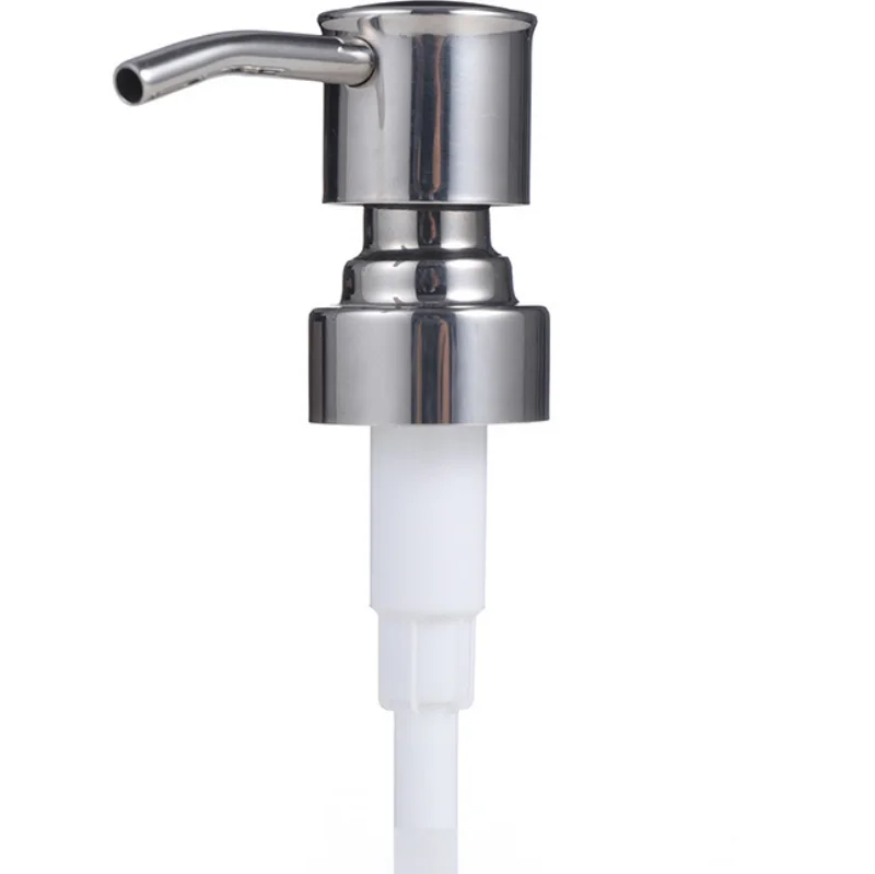 manufacture 28/400 metal foaming liquid soap dispenser 304 stainless steel lotion bottle pump sprayer for hand wash