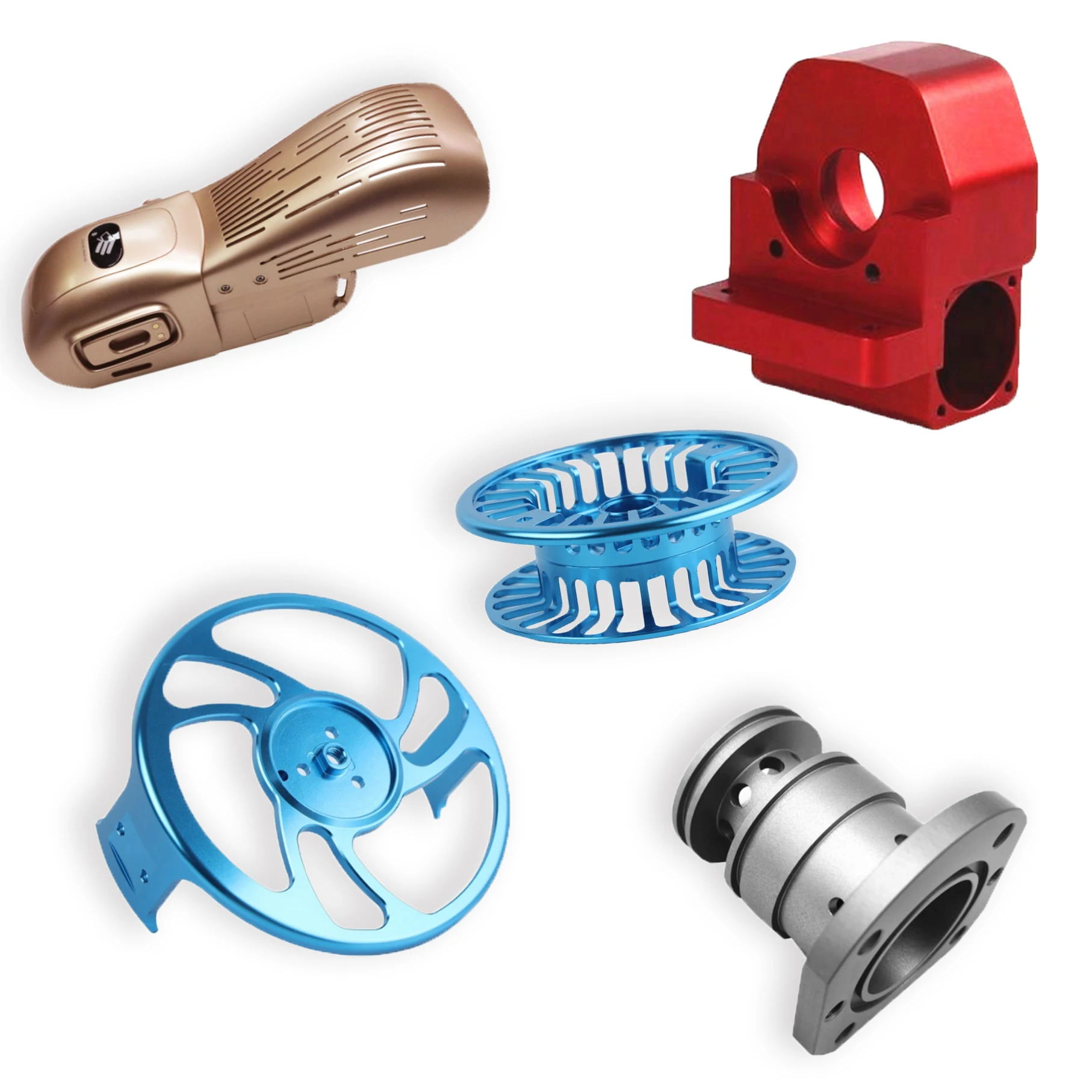 customize cnc Titanium Gr5 TC4 CNC fuel filters trap solvent turning and machining precision parts