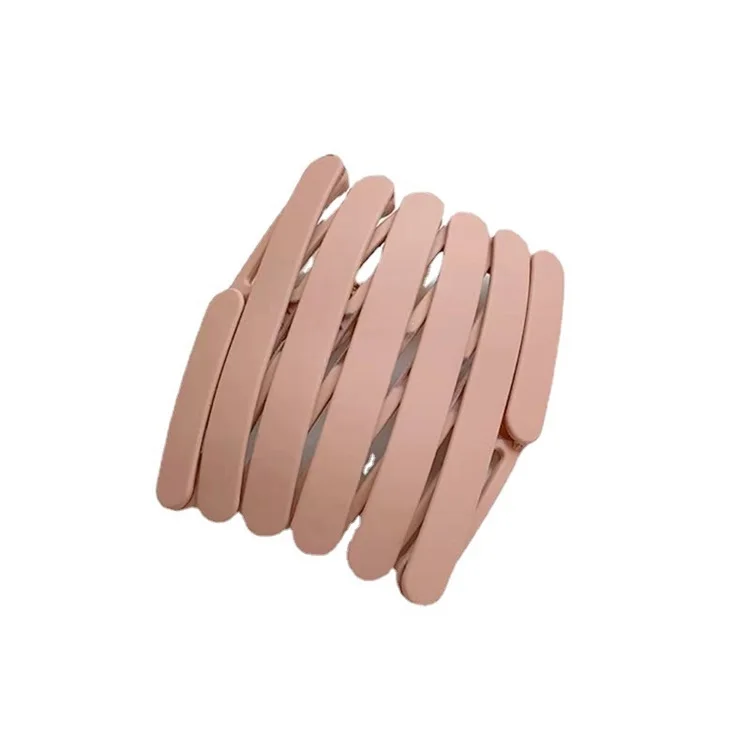 Повязка для волос телескопическая летняя, невидимая Нескользящая портативная, с зубцами, пластиковые складные, ювелирные украшения