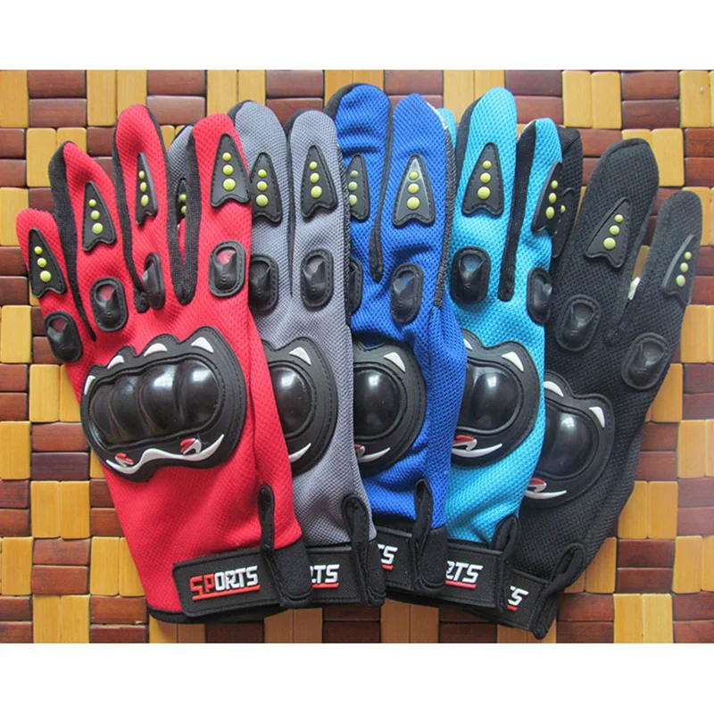 Best Goat Skin Leather Riding Motorbike Motorcycle Motocross Gloves Carbon Fiber Moto Gloves For Men