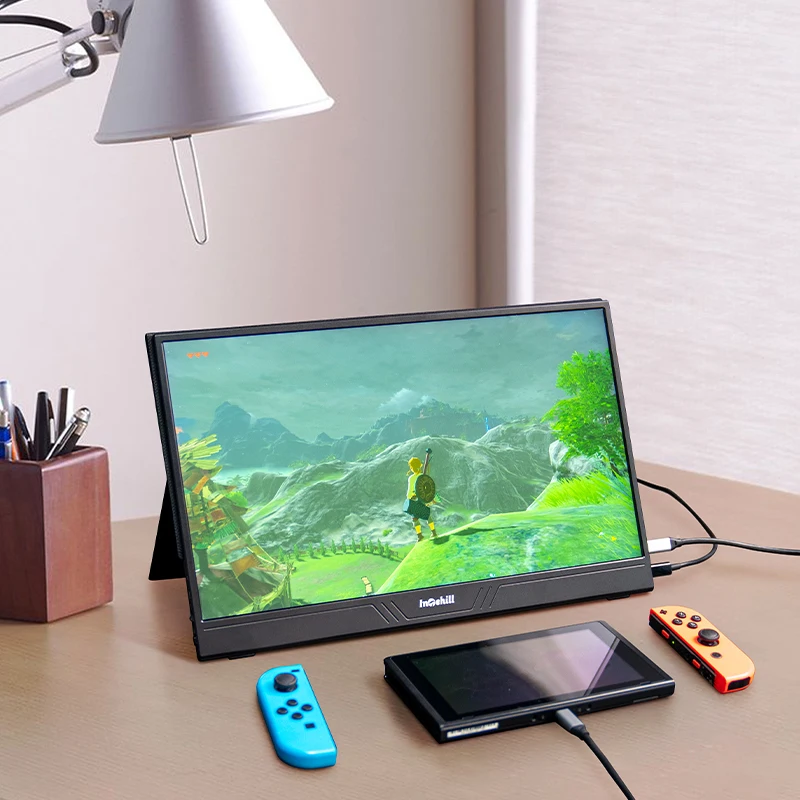 4K Computer Monitor with 15.6 inch LCD Screen, HDR400, 600nit, AdobeRGB 100%