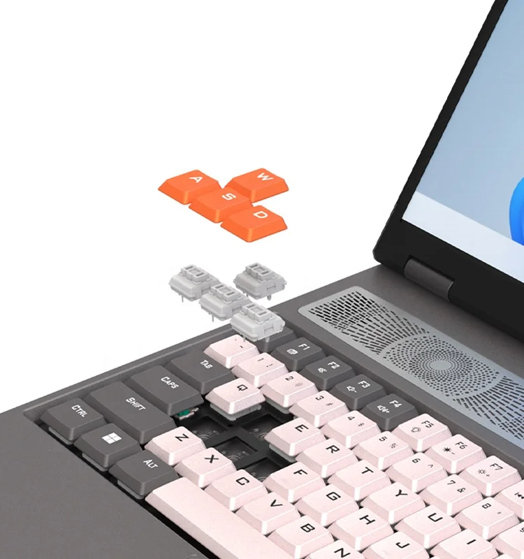 Новинка 16 дюймов 2560x1920 IPS ноутбук компьютер 16 Гб DDR4 SSD M.2 механическая клавиатура с подсветкой 11-го поколения игровой ноутбук ПК