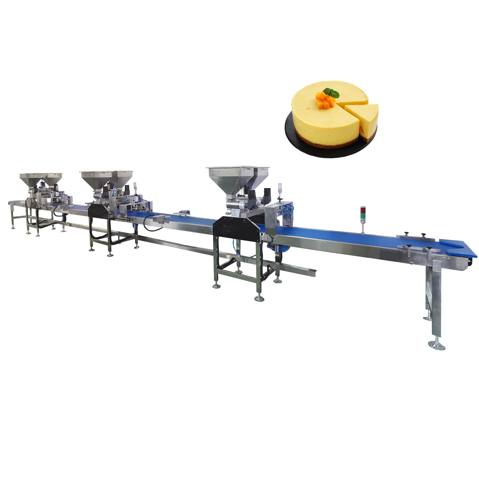 Full Automatic Mousse Cake Line Mousse Cake Filling Machine