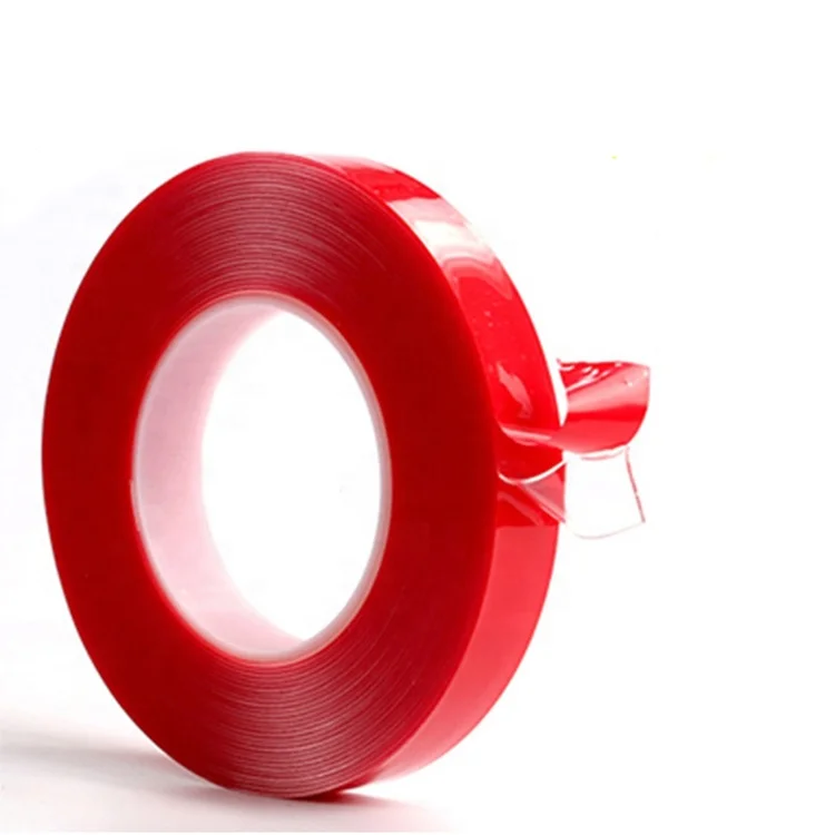 Top sticky reusable washable double sided tape clear acrylic adhesive nano gel tape