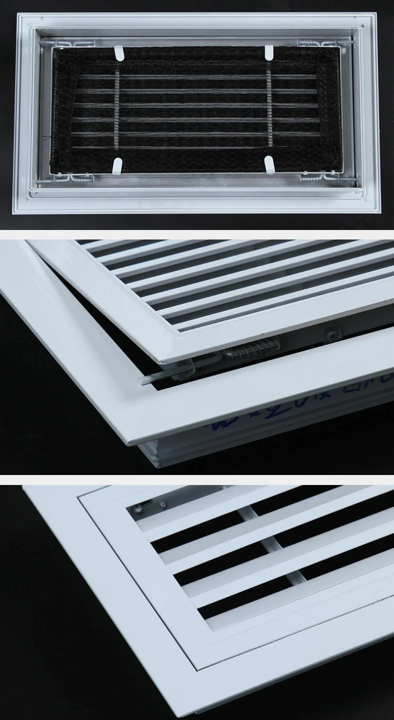 Детали вентиляционной системы HVAC для кондиционера алюминиевая решетка