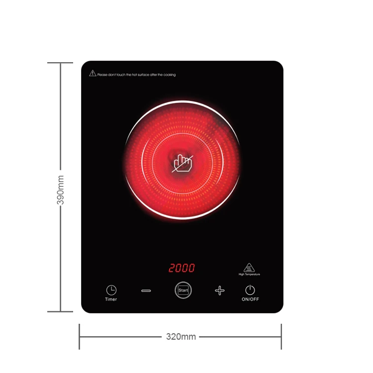 Table Top Hot Plate Portable Soup Barbeque Stove 1 burner Electric Infra Red Cookers Infrared Induction Multifunction Cooker Pot